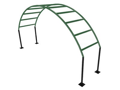 Уличный металлический лаз Мостик