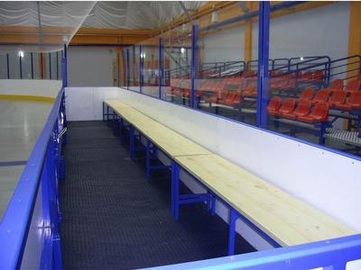 Бокс для запасных игроков 12х1,5 м (для крытых кортов)