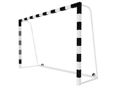 Ворота для мини-футбола и гандбола 2х3м свободностоящие с противовесом, с колесами, пара