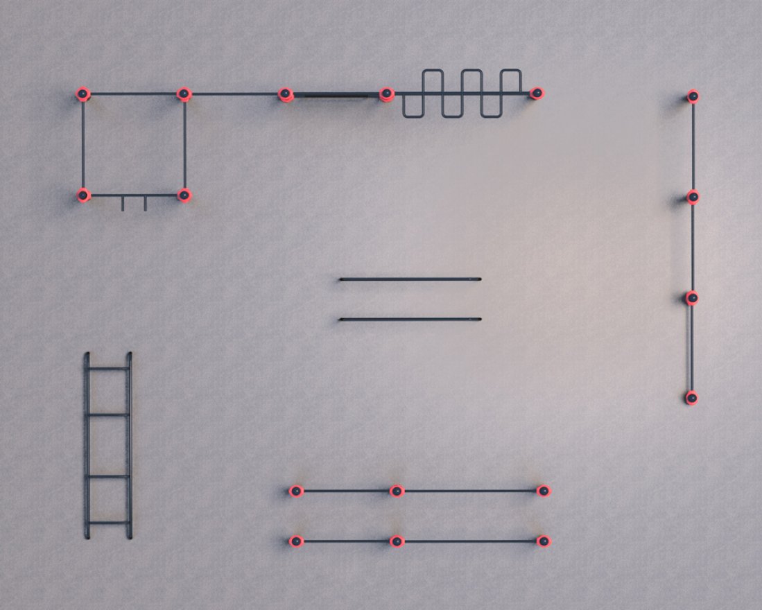 Оборудование для воркаута для Воркаут и ГТО 2-4 (8 x 10 м) - вид 2