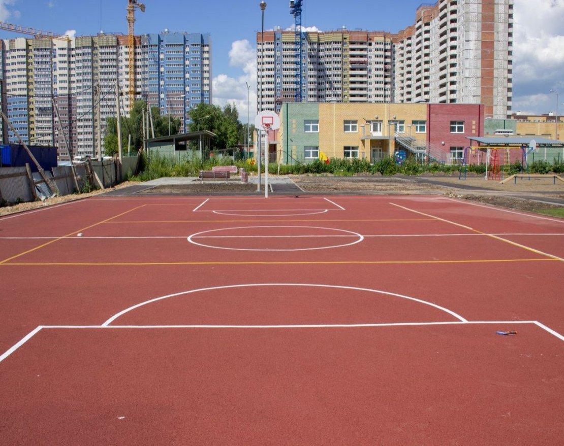 Бесшовное резиновое покрытие TORUDA Eco Sport Standart с укладкой - вид 2