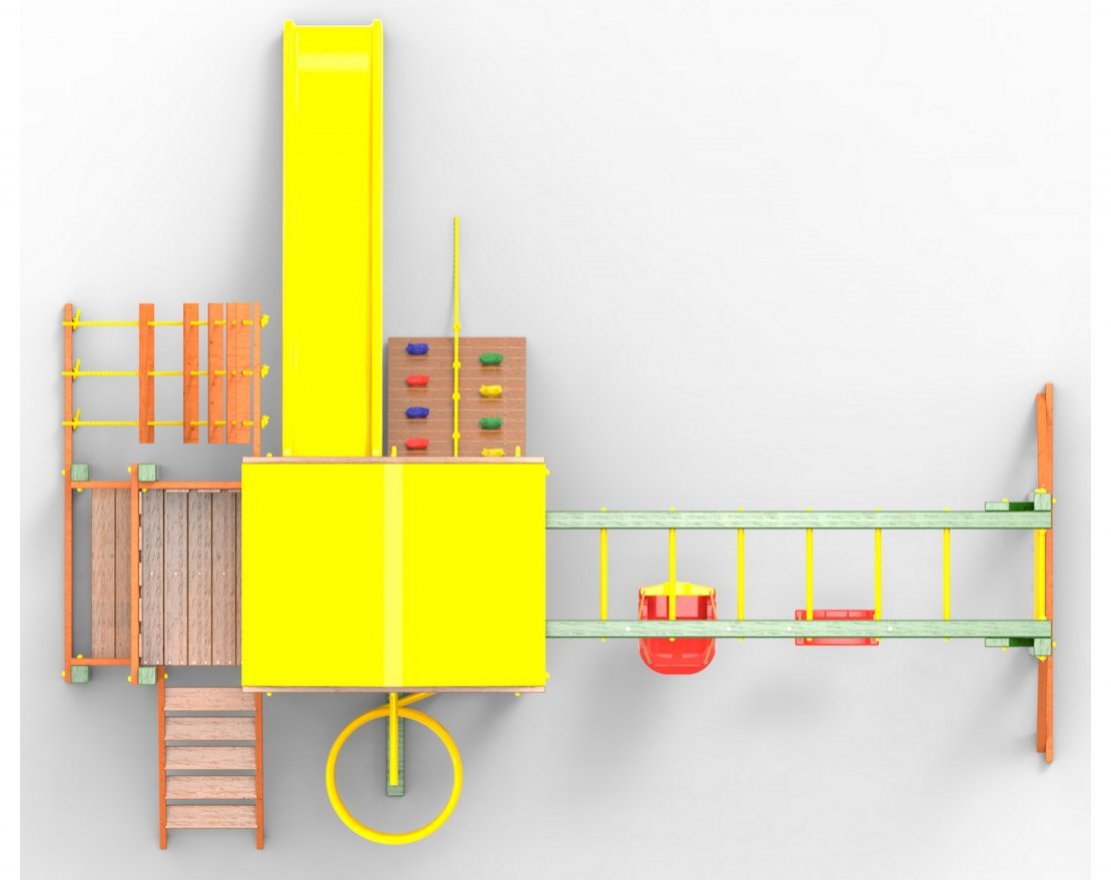 Детская площадка  Пикник Макси с рукоходом вираж