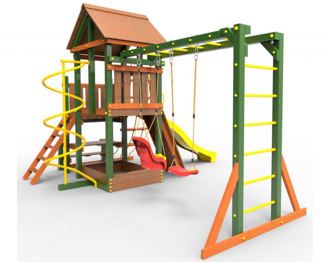 Детская площадка  Пикник Макси с рукоходом вираж