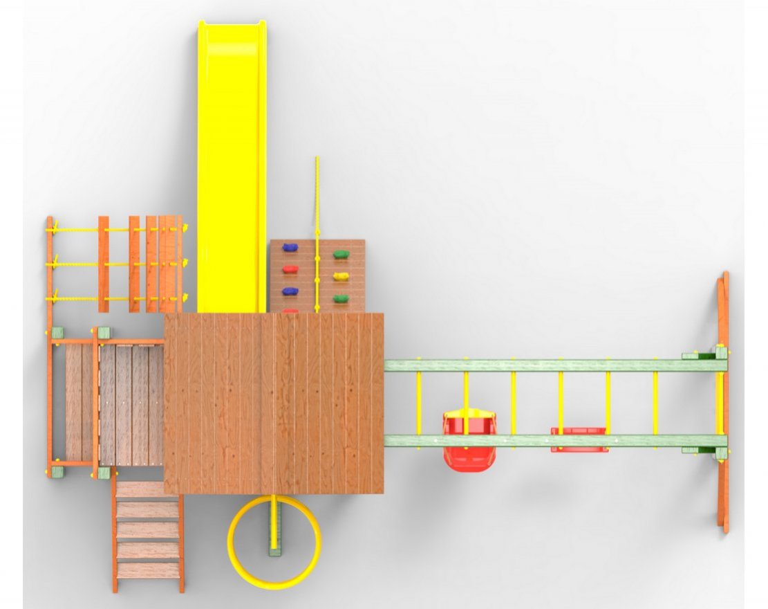 Детская площадка  Пикник Макси с рукоходом вираж
