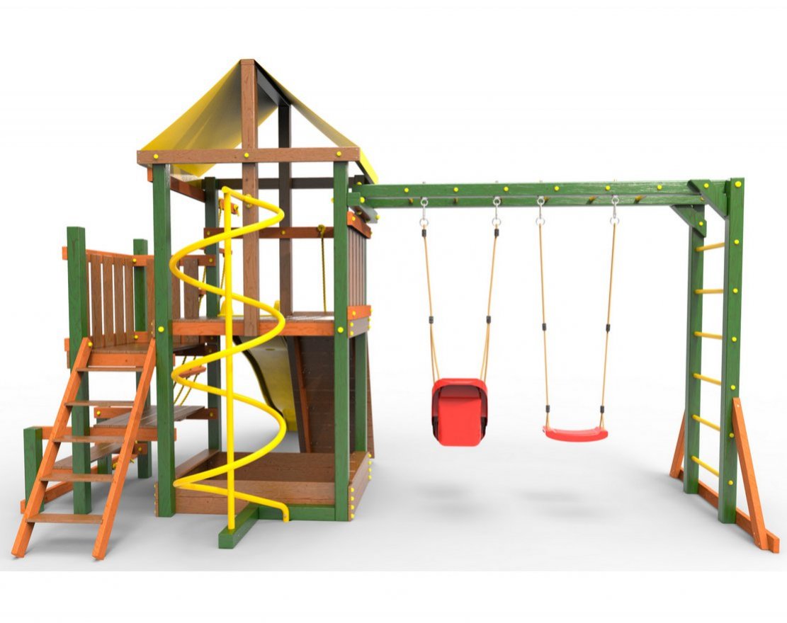 Детская площадка  Пикник Макси с рукоходом вираж