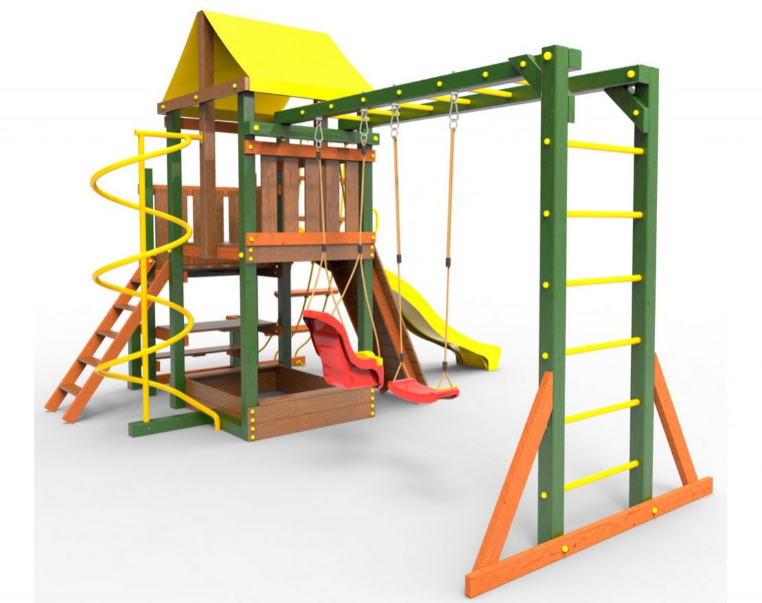 Детская площадка  Пикник Макси с рукоходом вираж