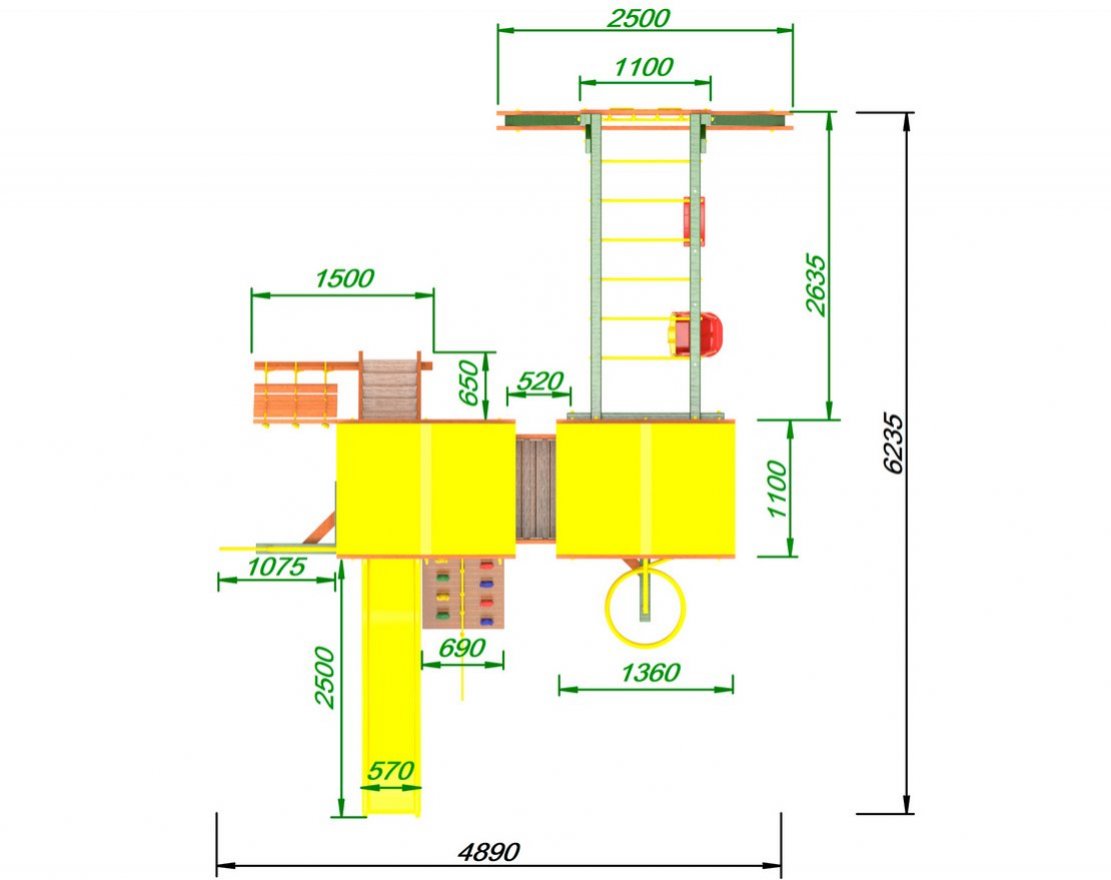 Детская площадка  Пикник Пацифик Light