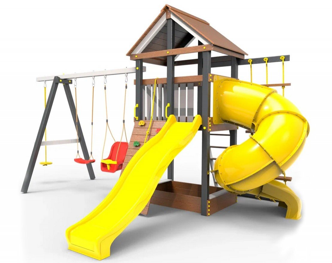 Уличный ДСК Сорбет Ваниль с винтовой трубой - вид 1