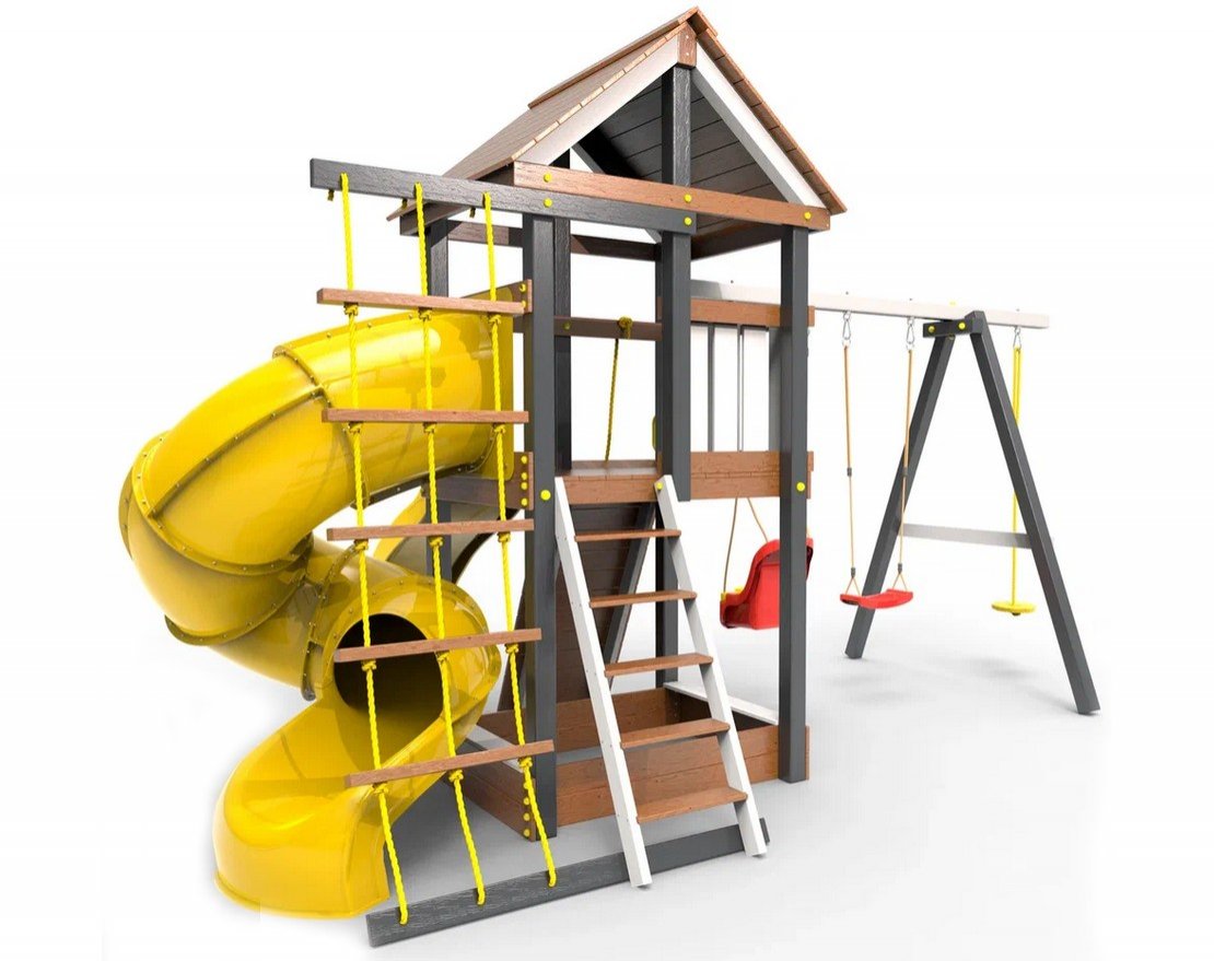 Уличный ДСК Сорбет Ваниль с винтовой трубой - вид 3