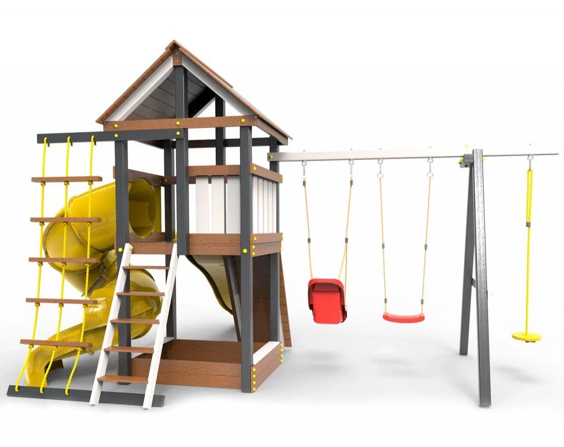 Уличный ДСК Сорбет Ваниль с винтовой трубой - вид 4