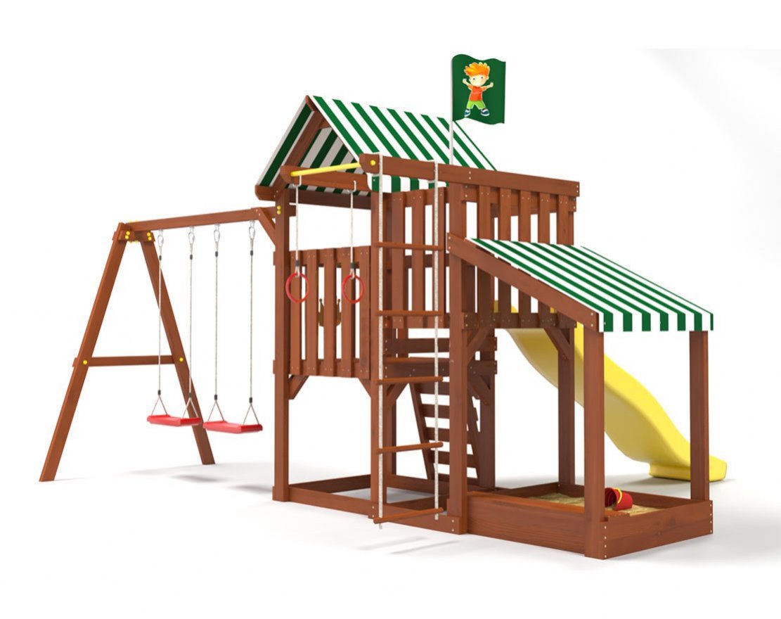 Детский игровой комплекс Савушка TooSun (Тусун) 3 Plus с песочницей