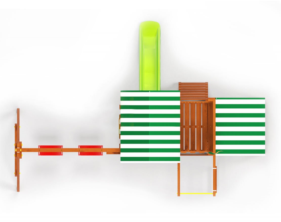 Детский игровой комплекс Савушка TooSun (Тусун) 3 с песочницей с горкой