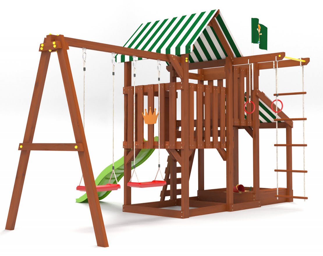 Детский игровой комплекс Савушка TooSun (Тусун) 3 с песочницей с лестницей
