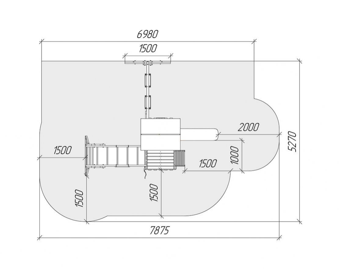 Детский игровой комплекс Савушка TooSun (Тусун) 4