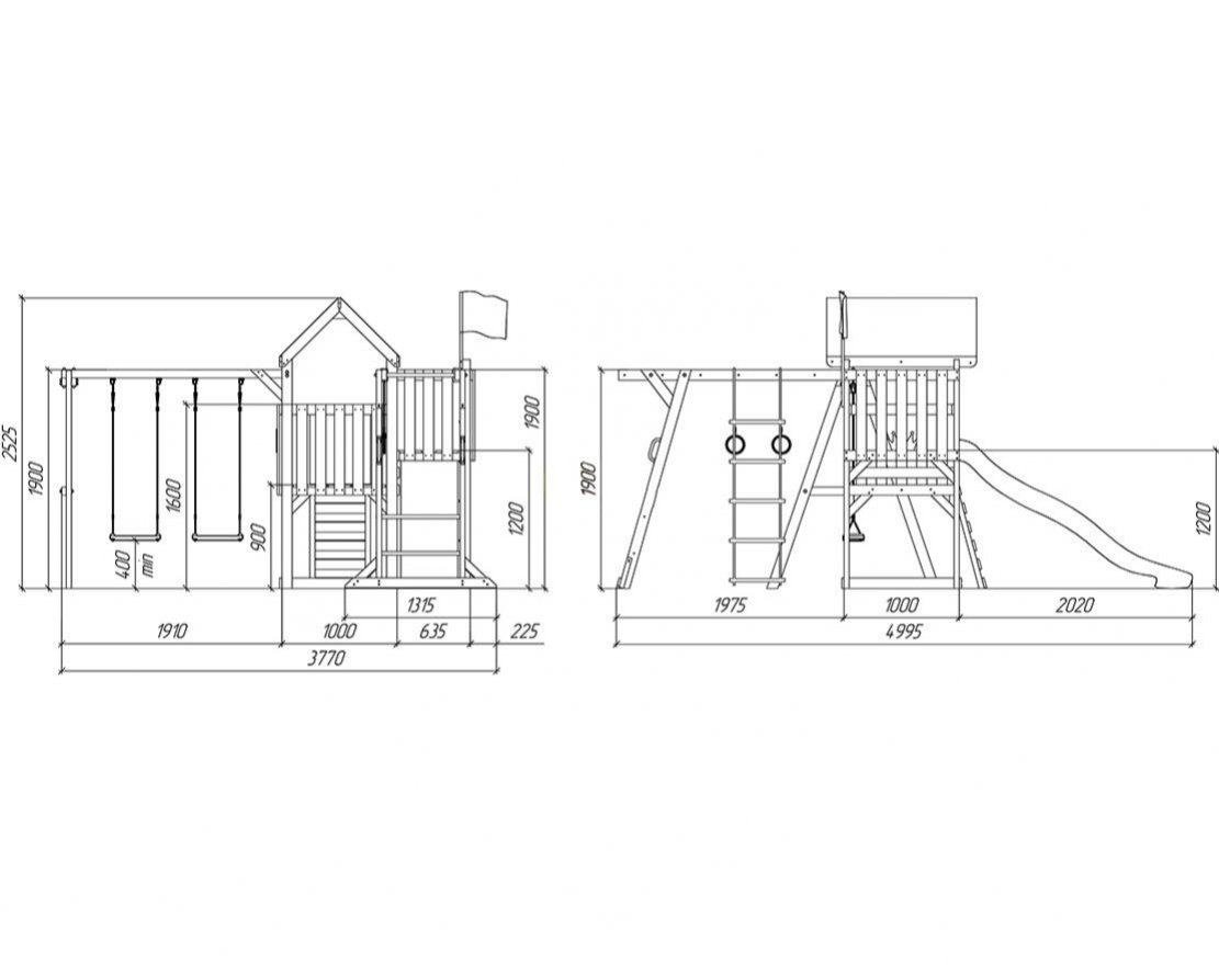 Детский игровой комплекс Савушка TooSun (Тусун) 4 Plus