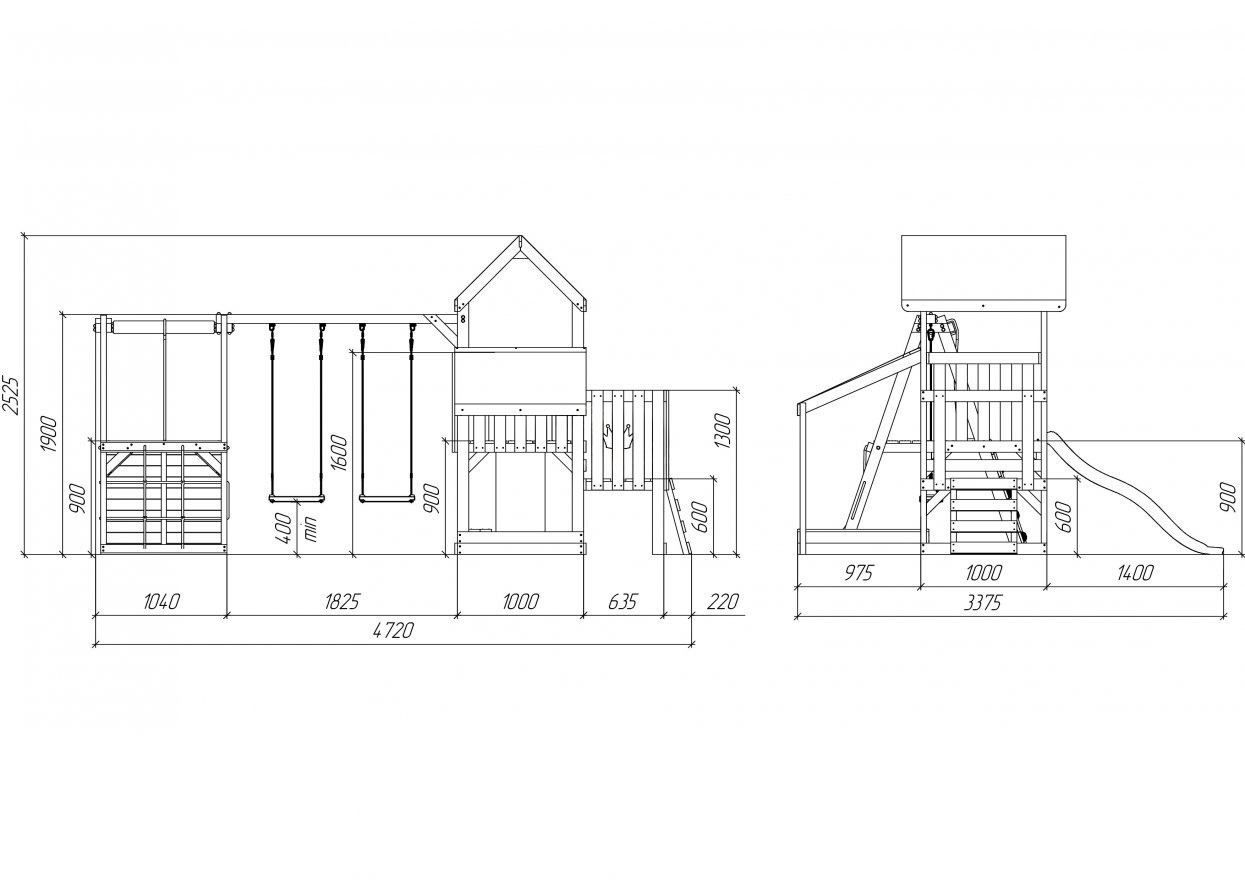 Детский игровой комплекс Савушка TooSun (Тусун) 6