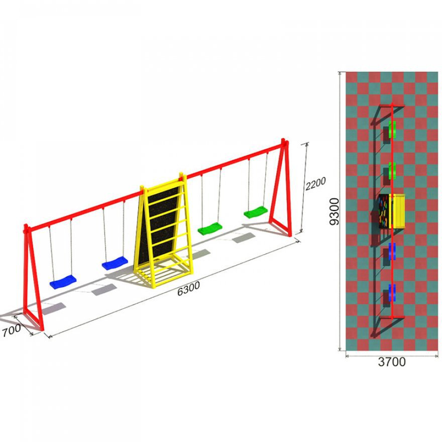ДСК Качели Спорт 6.1 - вид 2