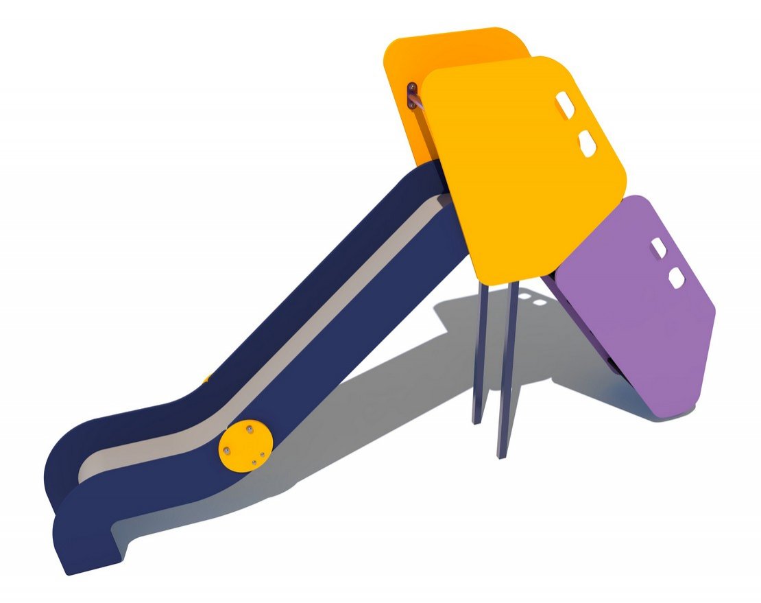 Горка для детей со сплошными бортами - вид 1