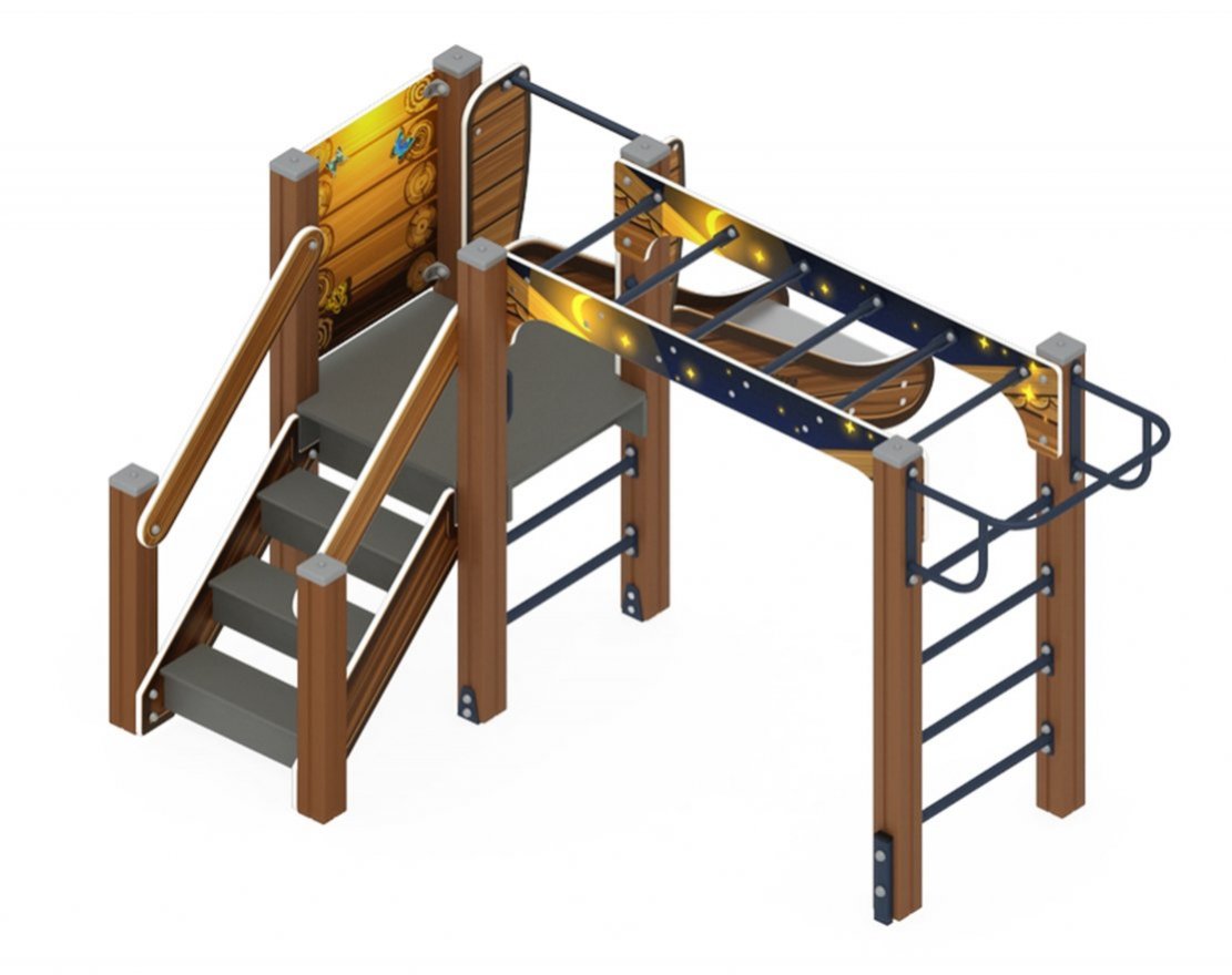 Детская игровая площадка Сказочная слобода-2 - вид 2