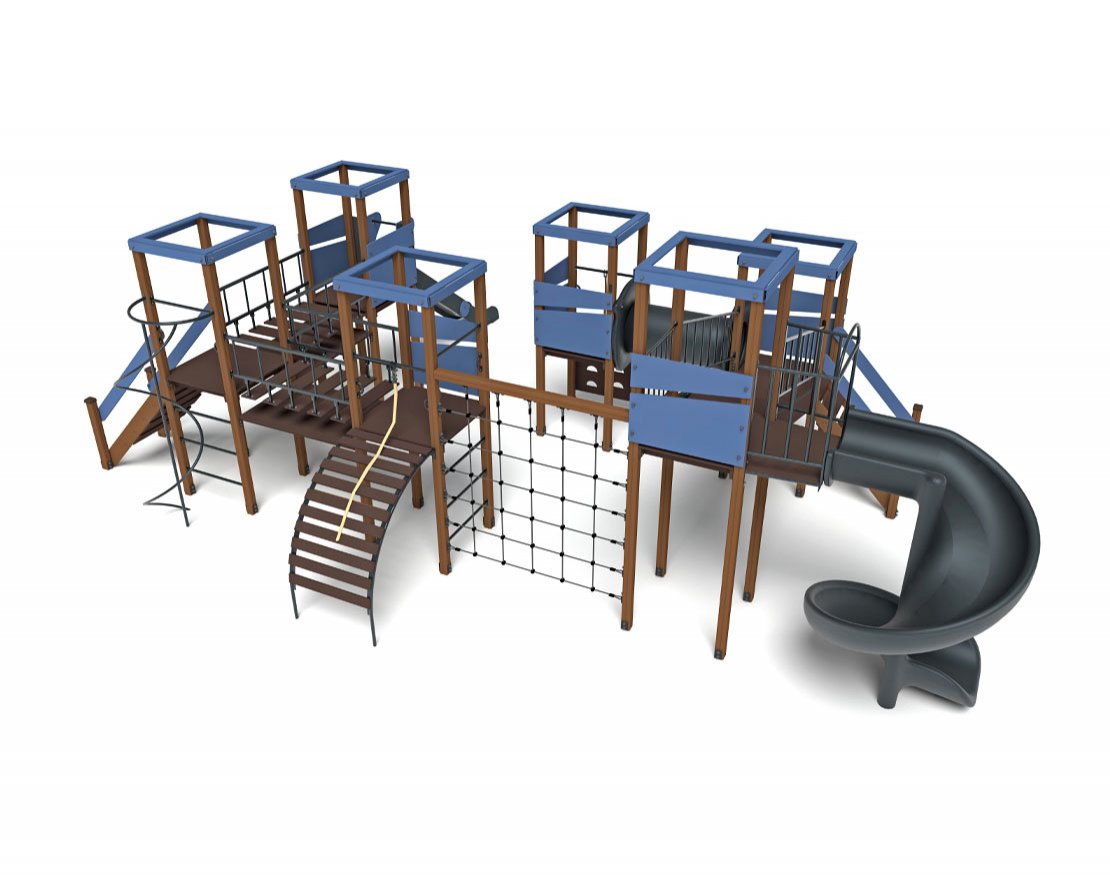 Игровой комплекс Геометрия Н-1500 и 2000 ДИО 09080 - вид 2