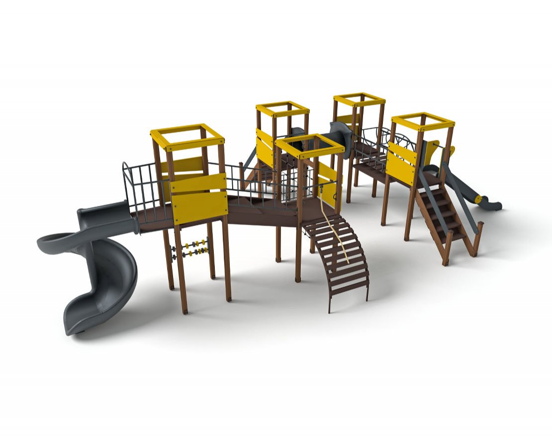 Игровой комплекс Геометрия Н-1500 и Н-2000 ДИО 09070 - вид 7