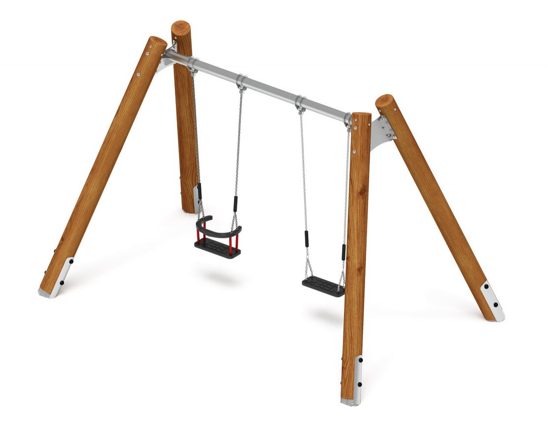 Качели Единство (лиственница) 8 - вид 9