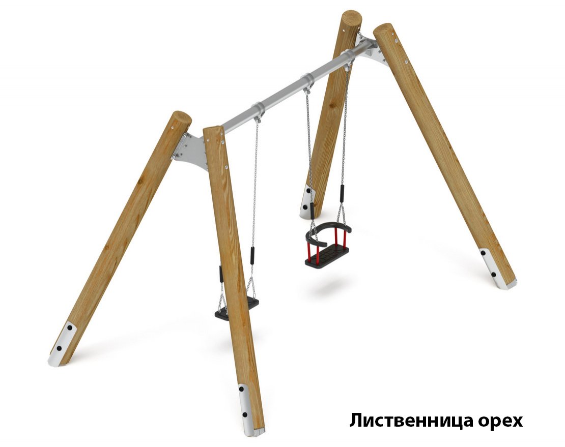 Качели Единство (лиственница) 8 - вид 2