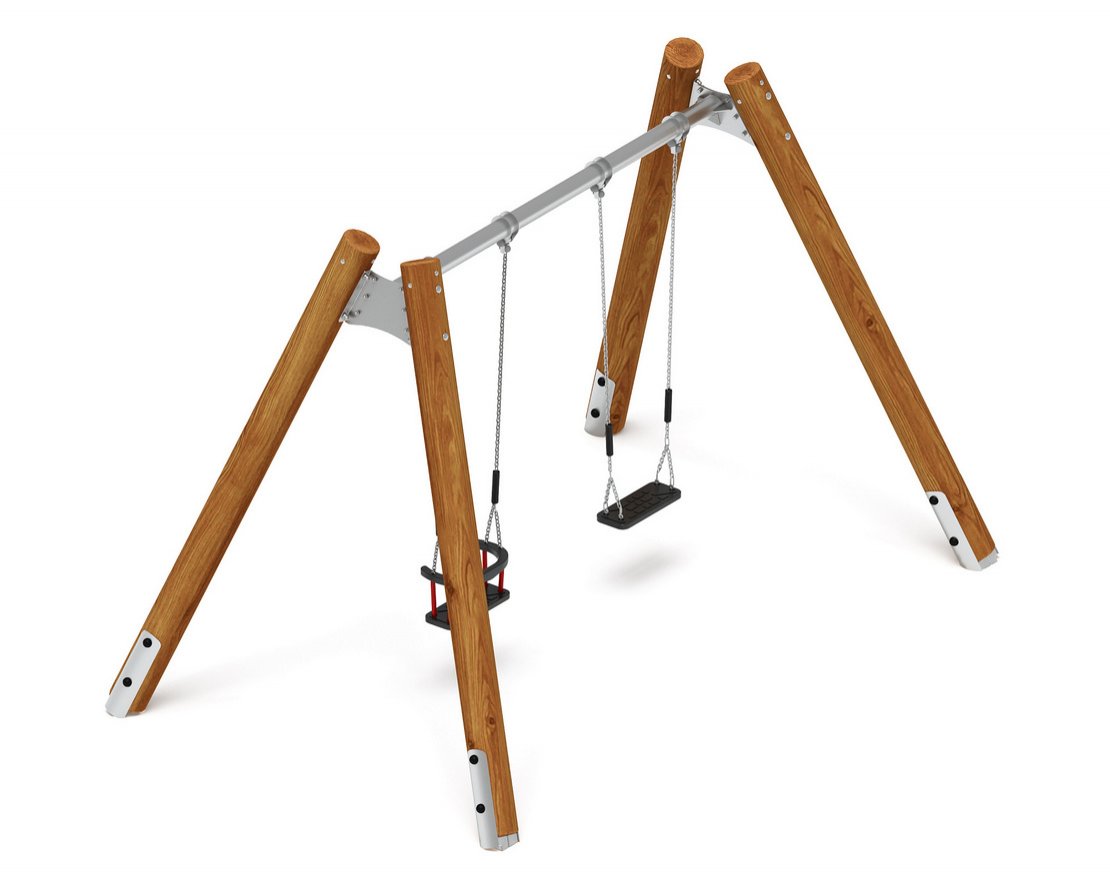 Качели Единство (лиственница) 8 - вид 8