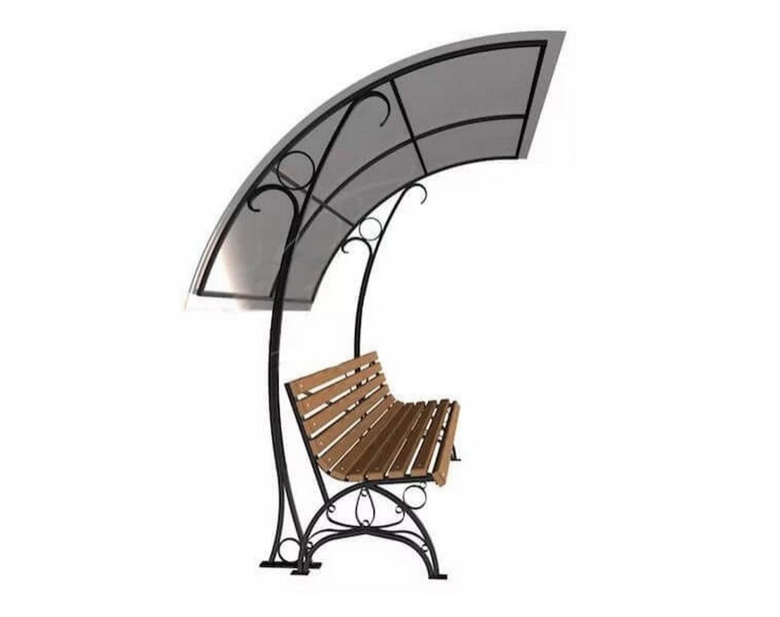 Навес для скамейки Торре 5 - вид 1