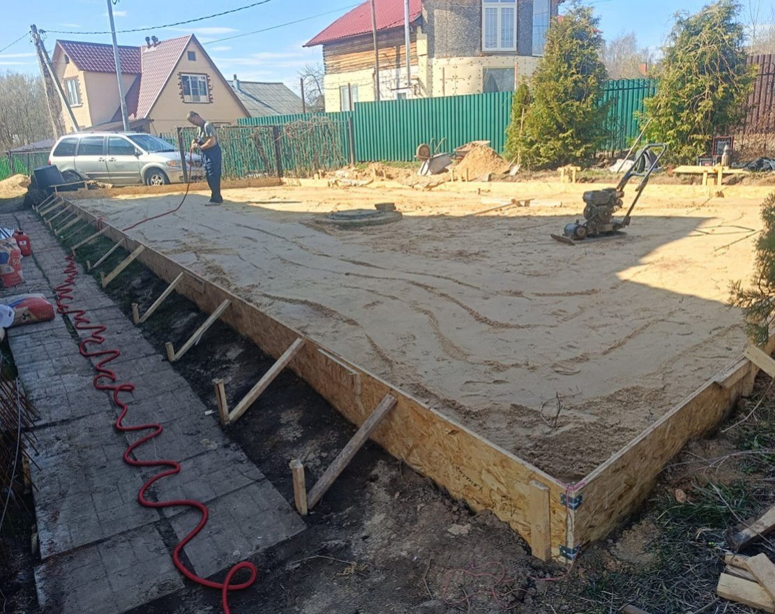 Подготовка твёрдого бетонного основания - вид 5
