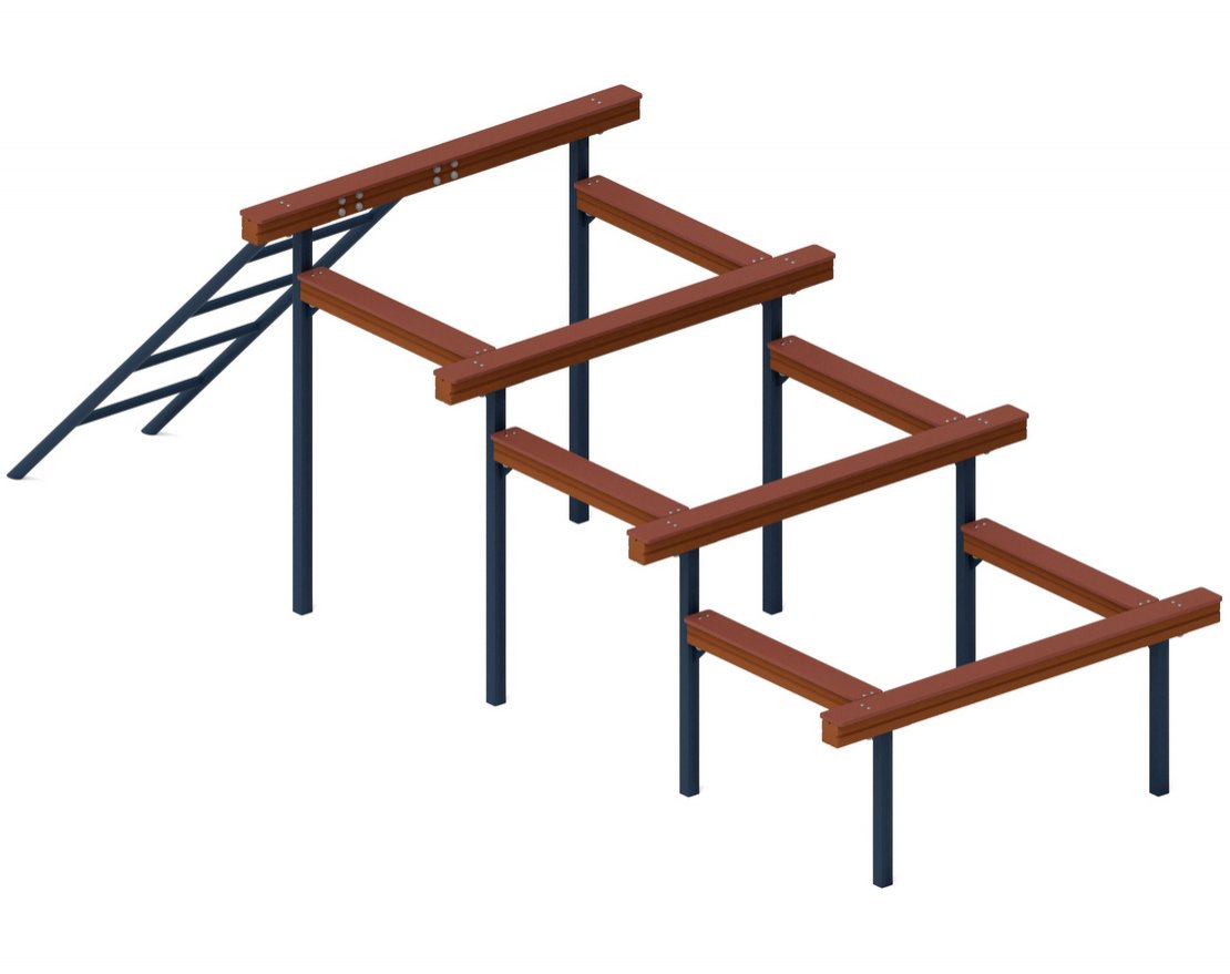 Полоса препятствий Штурм руин - вид 2