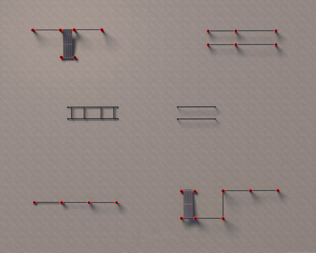 Оборудование для воркаута для Воркаут и ГТО 3-5 (12 x 15 м) - вид 2