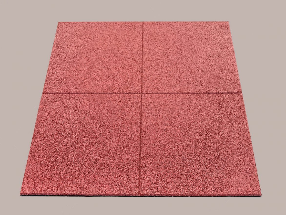 Резиновая плитка Gym 990х990 (15-30 мм) с ровным основанием - вид 4