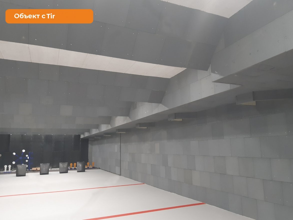 Резиновая плитка EcoStep Tir 500х500 (43мм) с ровным основанием - вид 2