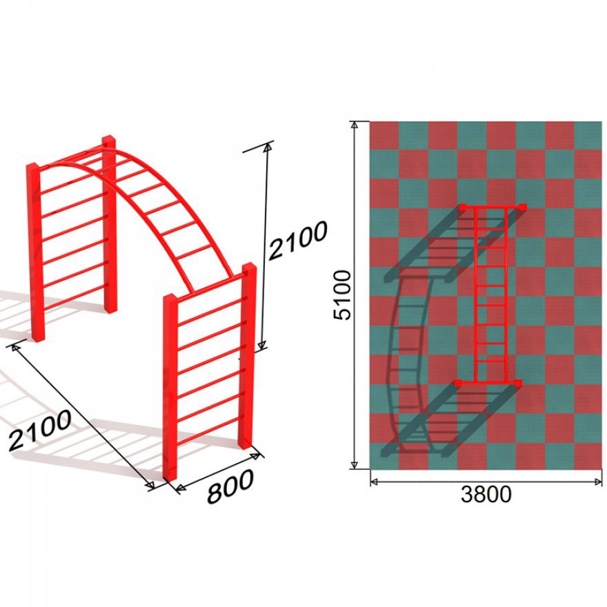 Рукоход  Лесенка