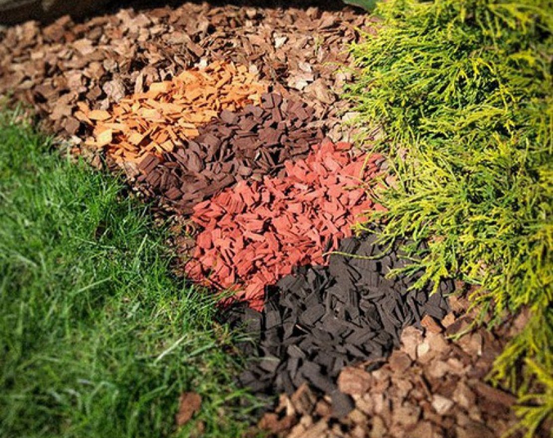 Щепа декоративная красно-коричневая - вид 2