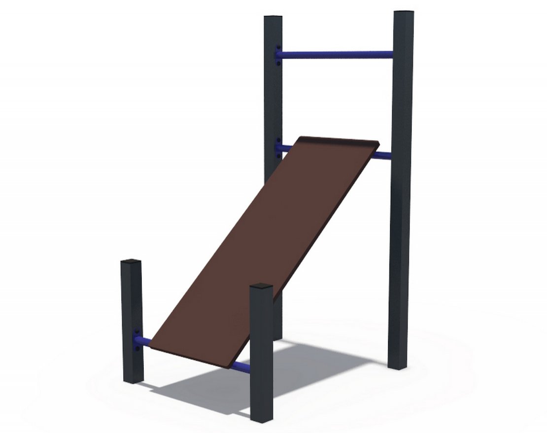 Скамья для пресса наклонная Кроссфит - вид 2