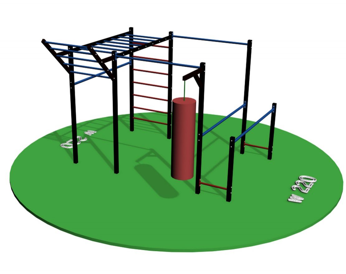 Спорткомплекс для улицы Workout w220 - вид 2