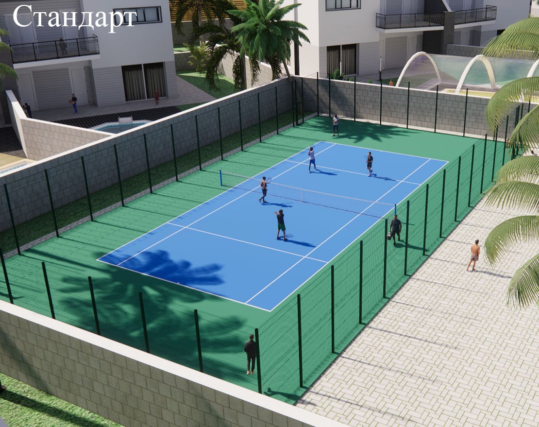 Корт для тенниса TORUDA T-1 HARD (37х19, игровое поле 24х11) - вид 1