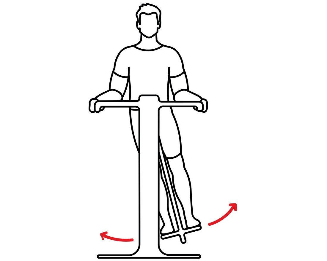 Уличный тренажер Свай про 1 - вид 2