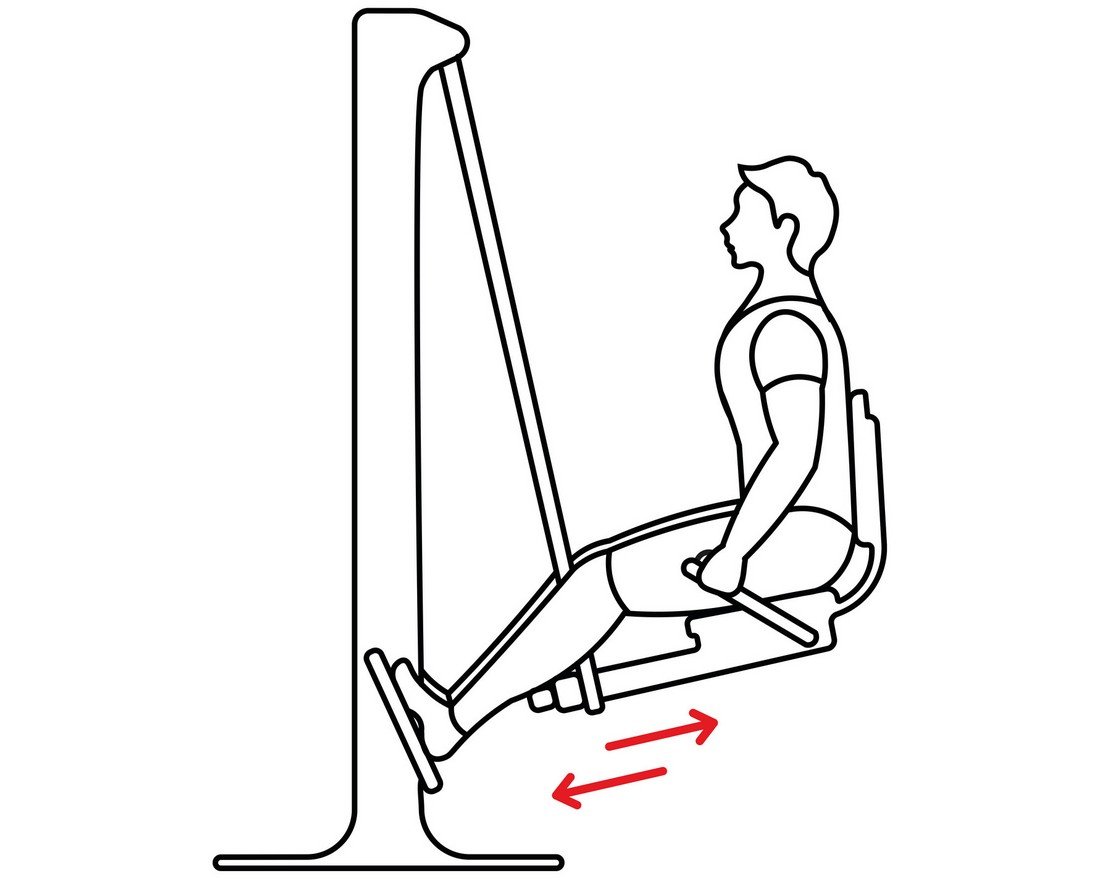 Тренажер для улицы Лэг пауэр 1 - вид 2