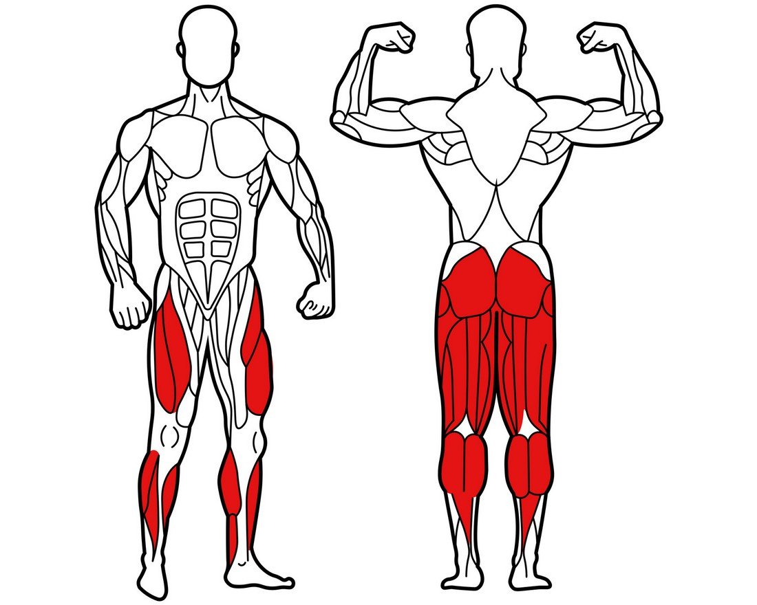 Тренажер для улицы Лэг пауэр 1 - вид 2
