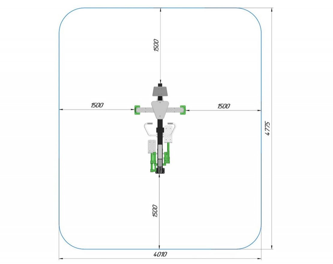 Тренажер для улицы Путь ветра - вид 3