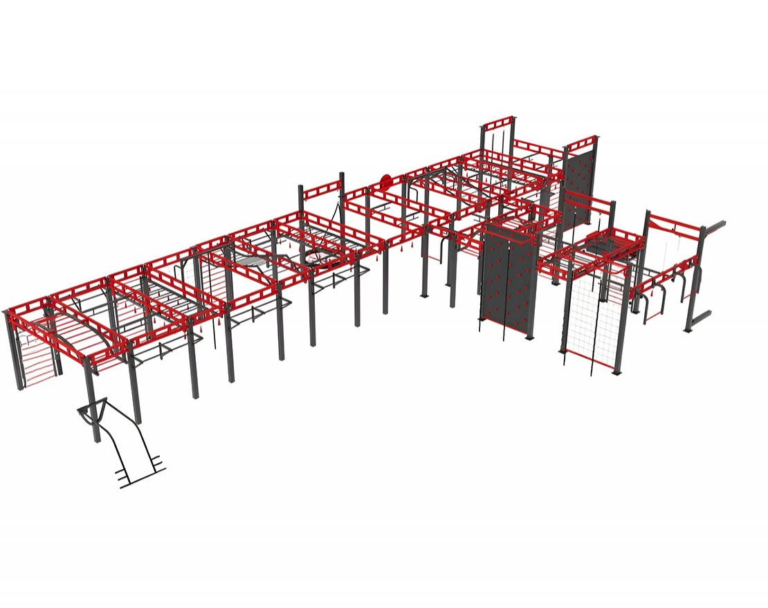 Готовая спортивная площадка для улицы 028 - вид 2